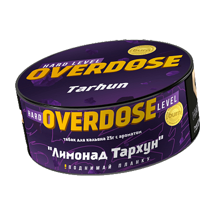 Табак Overdose - Tarhun (Лимонад Тархун, 25 грамм) купить в Воронеже
