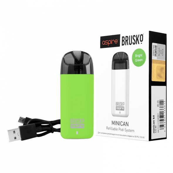 Электронная сигарета Brusko - Minican (350 mAh, Светло-Зелёный) купить в Воронеже