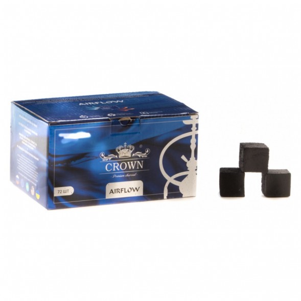 Уголь Crown Airflow (25 мм, 72 кубика) купить в Воронеже