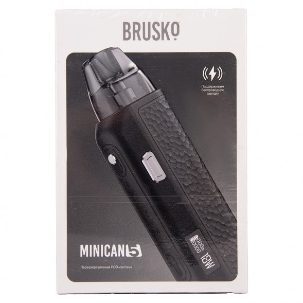 Электронная сигарета Brusko - Minican 5 (Чёрный) купить в Воронеже