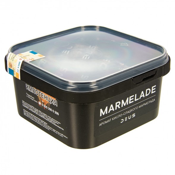 Табак Deus - Marmelade (Кисло-Сладкий Мармелад, 250 грамм) купить в Воронеже