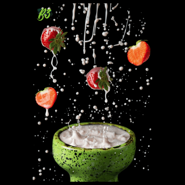 Табак B3 - Strawberry Yougurt (Клубничный Йогурт, 50 грамм) купить в Воронеже