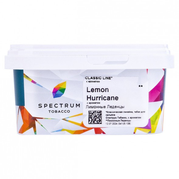 Табак Spectrum - Lemon Hurricane (Лимонные Леденцы, 200 грамм) купить в Воронеже