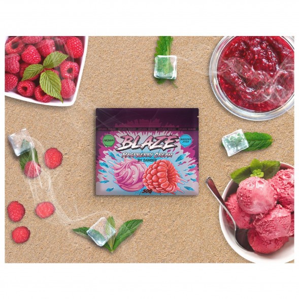 Смесь Blaze Medium - Raspberry Cream (Малиновое Мороженное, 50 грамм) купить в Воронеже