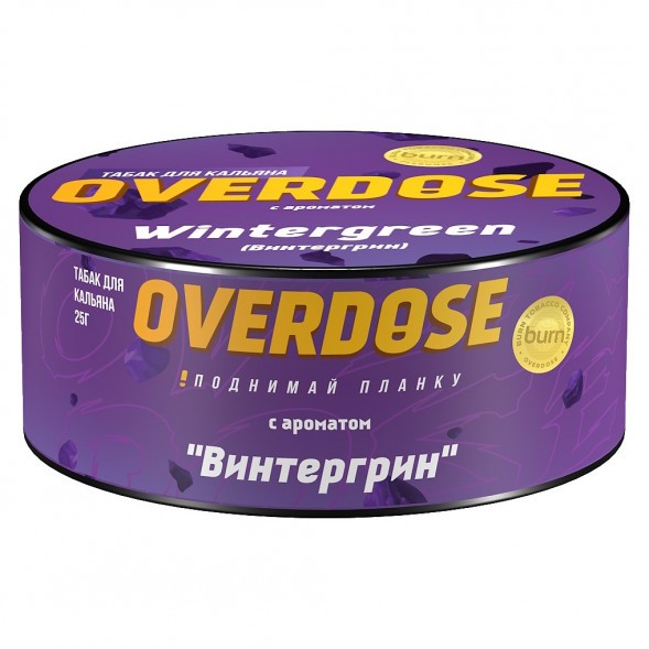 Табак Overdose - Wintergreen (Винтергрин, 25 грамм) купить в Воронеже