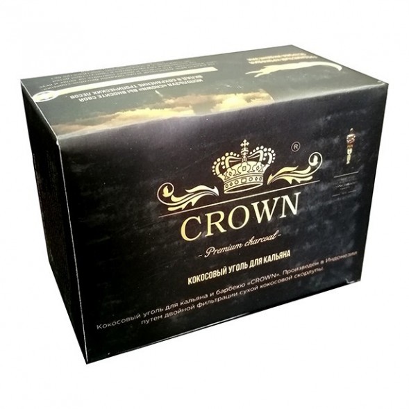 Уголь Crown (22 мм, 24 кубика) купить в Воронеже