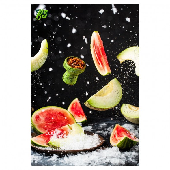 Табак B3 - Watermelon Halls (Арбузный Холлс, 50 грамм) купить в Воронеже