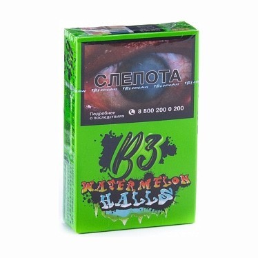 Табак B3 - Watermelon Halls (Арбузный Холлс, 50 грамм) купить в Воронеже
