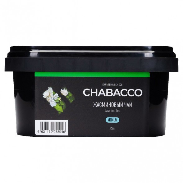 Смесь Chabacco MEDIUM - Jasmine Tea (Жасминовый Чай, 200 грамм) купить в Воронеже