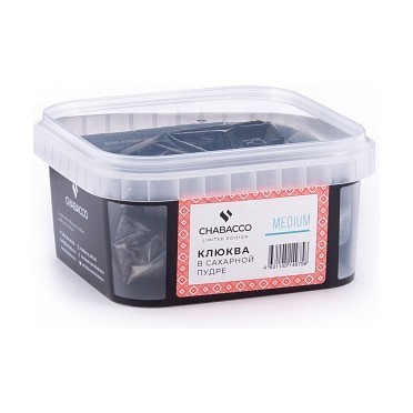 Смесь Chabacco MEDIUM - Cranberries in Sugar (Клюква в Сахарной Пудре, 200 грамм) купить в Воронеже