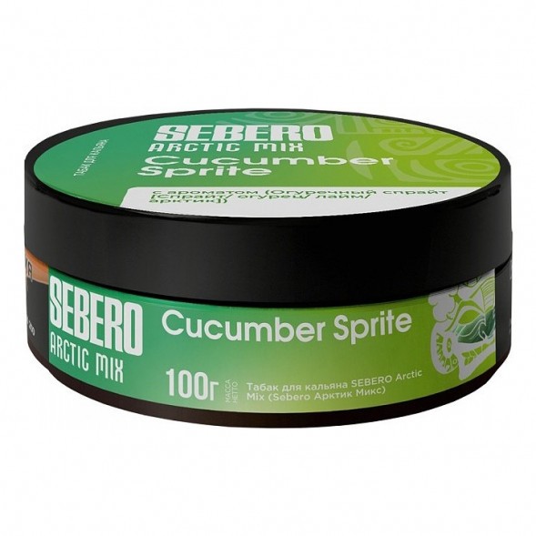 Табак Sebero Arctic Mix - Cucumber Sprite (Огуречный Спрайт, 100 грамм) купить в Воронеже