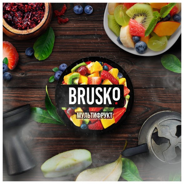 Смесь Brusko Medium - Мультифрукт (50 грамм) купить в Воронеже