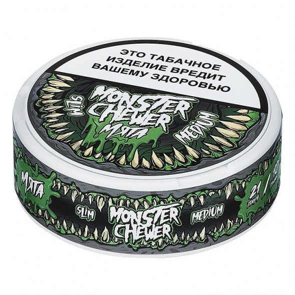 Табак жевательный Monster Chewer - Medium Мята (10 грамм) купить в Воронеже