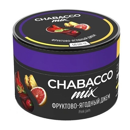 Смесь Chabacco MIX MEDIUM - Pink Jam (Фруктово-Ягодный Джем, 40 грамм) купить в Воронеже