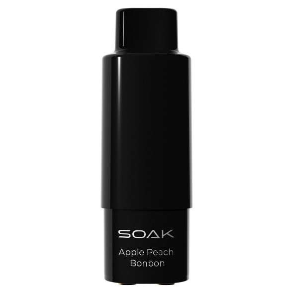 Картридж SOAK Q - Яблоко Персик (Apple Peach Bonbon, 3000 затяжек) купить в Воронеже