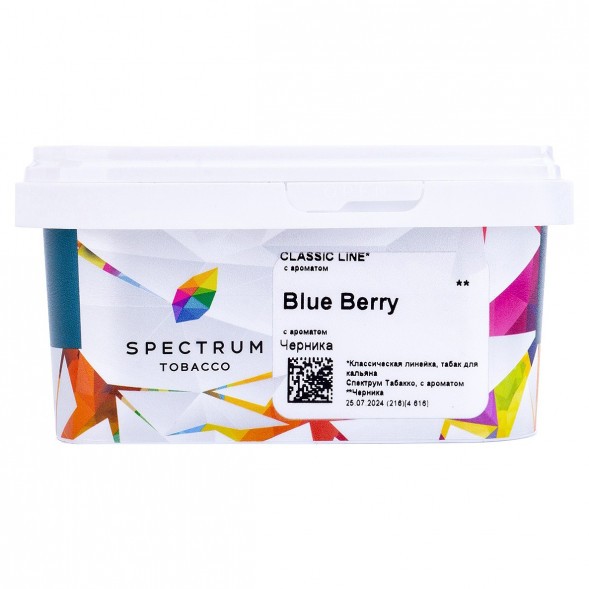 Табак Spectrum - Blue Berry (Черника, 200 грамм) купить в Воронеже