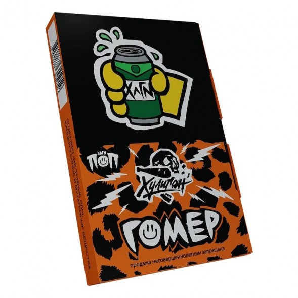 Табак Хулиган - Гомер (Газировка Виноград Алоэ, 25 грамм) купить в Воронеже