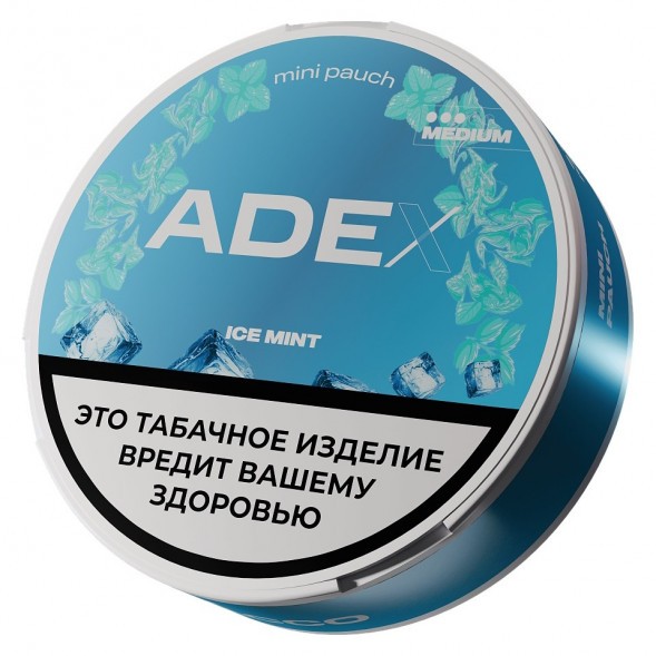 Табак жевательный ADEX MEDIUM MINI - Ice Mint (Ледяная Мята) купить в Воронеже