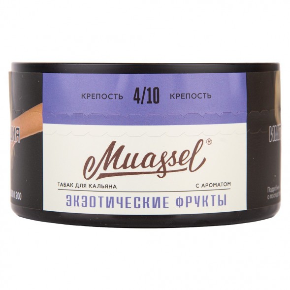 Табак Muassel Medium - Экзотические Фрукты (200 грамм) купить в Воронеже