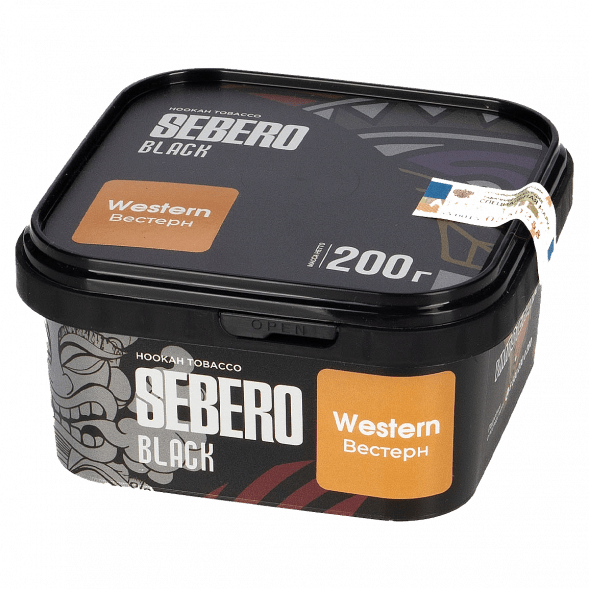 Табак Sebero Black - Western (Вестерн, 200 грамм) купить в Воронеже