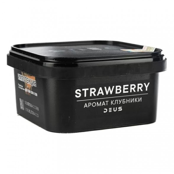 Табак Deus - Strawberry (Клубника, 250 грамм) купить в Воронеже