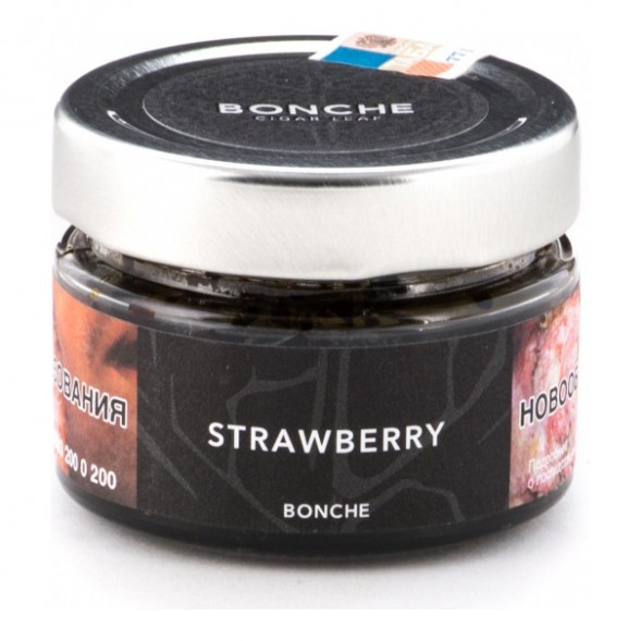 Табак Bonche - Strawberry (Клубника, 120 грамм) купить в Воронеже