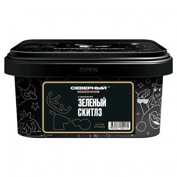 Табак Северный Professional - Зелёный Скитлз (200 грамм) купить в Воронеже
