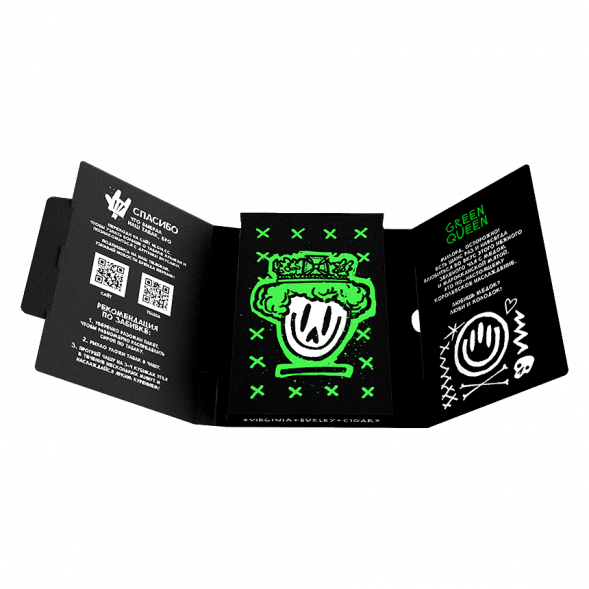 Табак Хулиган - Green Queen (Мятный Чай с Мёдом, 25 грамм) купить в Воронеже