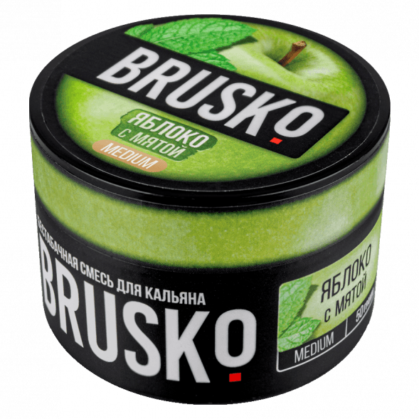 Смесь Brusko Medium - Яблоко с Мятой (50 грамм) купить в Воронеже