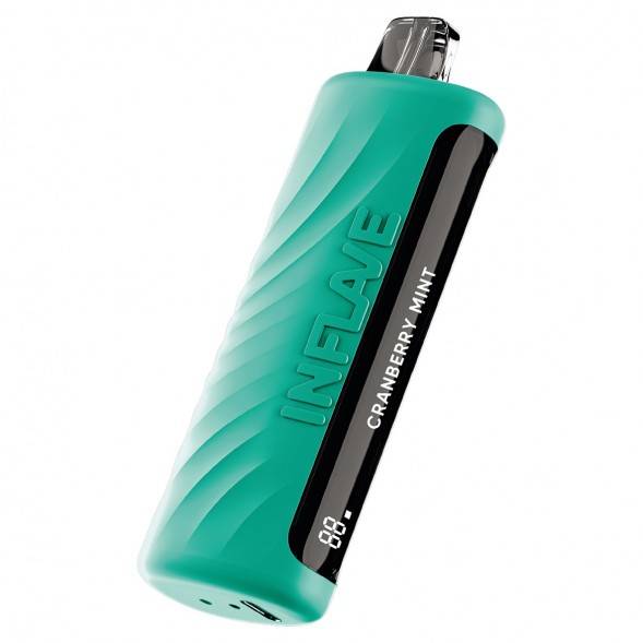 INFLAVE OMEGA - Клюква Мята (Cranberry Mint, 10000 затяжек) купить в Воронеже