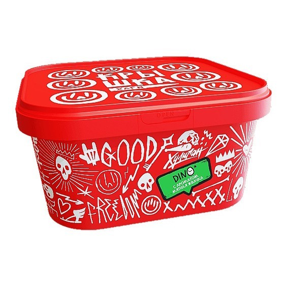 Табак Хулиган - DINO (Мятная Жвачка, 200 грамм) купить в Воронеже