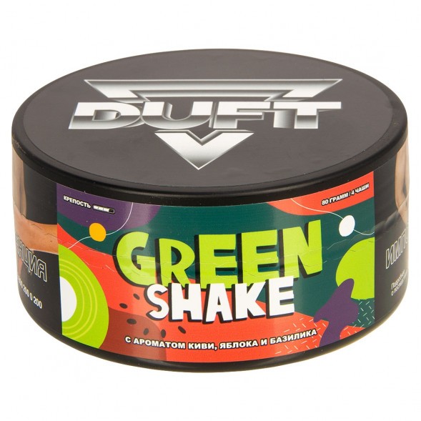 Табак Duft - Green Shake (Киви Яблоко Базилик, 80 грамм) купить в Воронеже