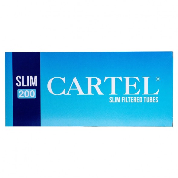 Гильзы сигаретные Cartel - Slim Blue 84x17мм (200 штук) купить в Воронеже