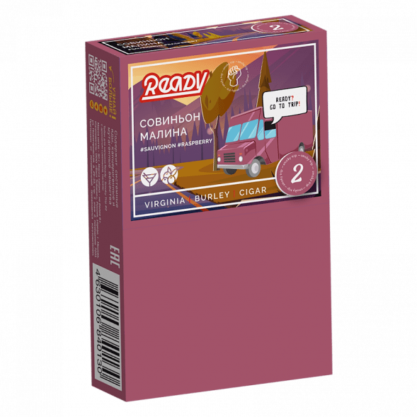Табак Ready - Wine Trip (Smoky Trip №2) (Белое Вино Совиньон Блан, Малина, 25 грамм) купить в Воронеже