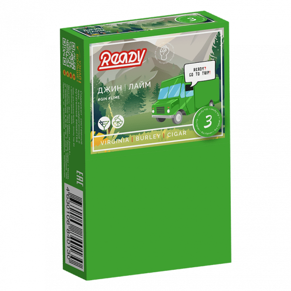 Табак Ready - Gin Trip /Smoky Trip №3 (Джин, Лайм, 25 грамм) купить в Воронеже