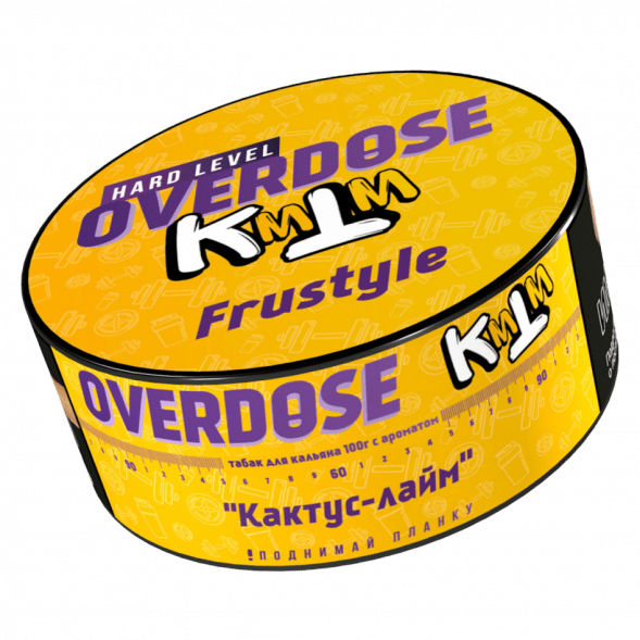 Табак Overdose - Frustyle (Кактус-Лайм, 100 грамм) купить в Воронеже