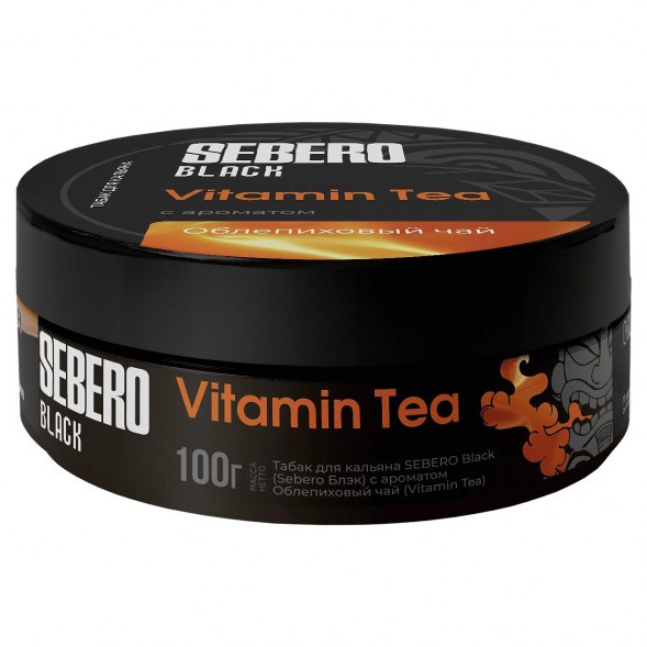 Табак Sebero Black - Vitamin Tea (Облепиховый Чай, 100 грамм) купить в Воронеже
