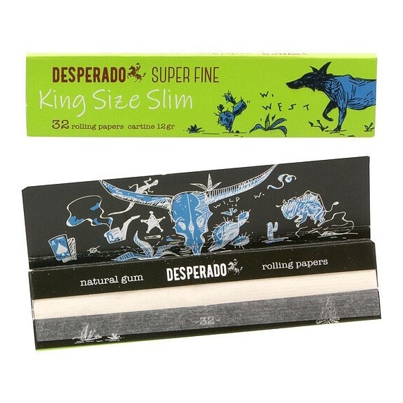 Бумага для самокруток Desperado - Super Fine King Size Slim (32 штук) купить в Воронеже