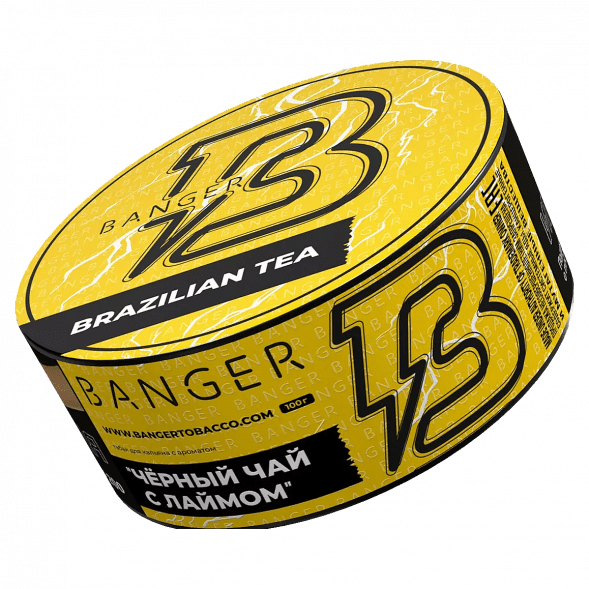 Табак Banger - Brazilian Tea (Чёрный Чай с Лаймом, 100 грамм) купить в Воронеже