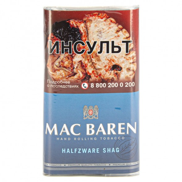 Табак сигаретный Mac Baren - Halfzware Shag (40 грамм) купить в Воронеже