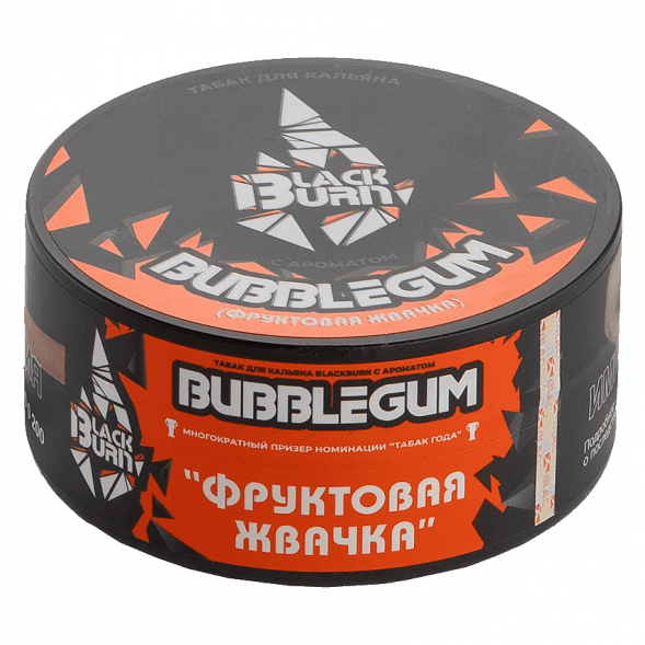 Табак BlackBurn - Bubble Gum (Фруктовая Жвачка, 100 грамм) купить в Воронеже