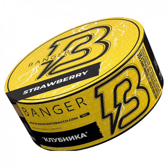 Табак Banger - Strawberry (Клубника, 100 грамм) купить в Воронеже