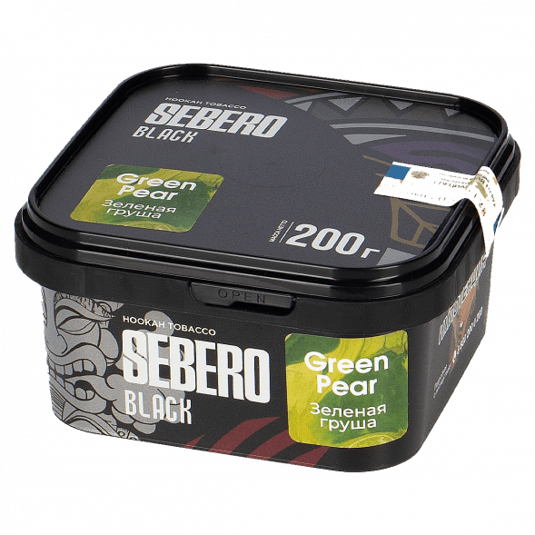 Табак Sebero Black - Green Pear (Зелёная Груша, 200 грамм) купить в Воронеже