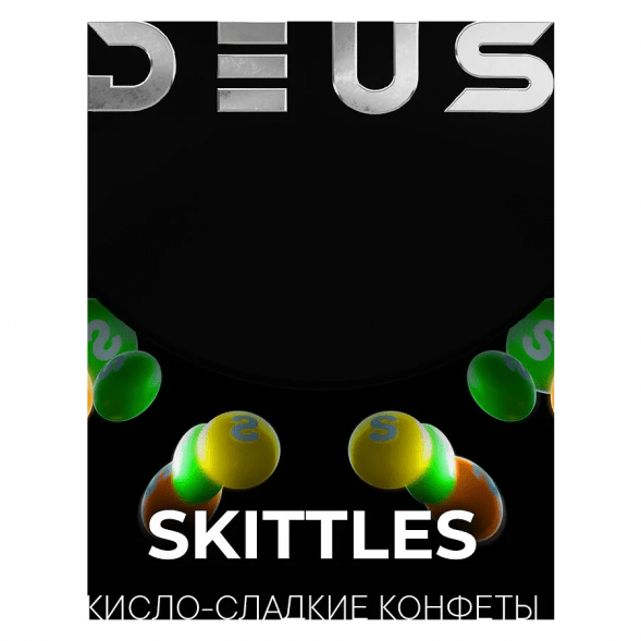 Табак Deus - Skittles (Кисло-Сладкие Конфеты, 30 грамм) купить в Воронеже