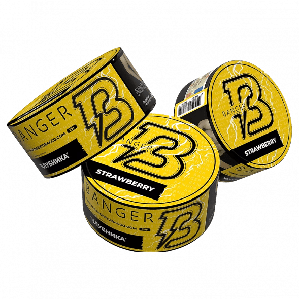 Табак Banger - Strawberry (Клубника, 25 грамм) купить в Воронеже