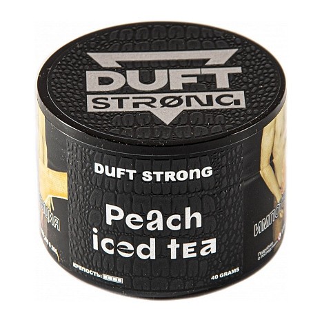 Табак Duft Strong - Peach Iced Tea (Ледяной Персиковый Чай, 40 грамм) купить в Воронеже
