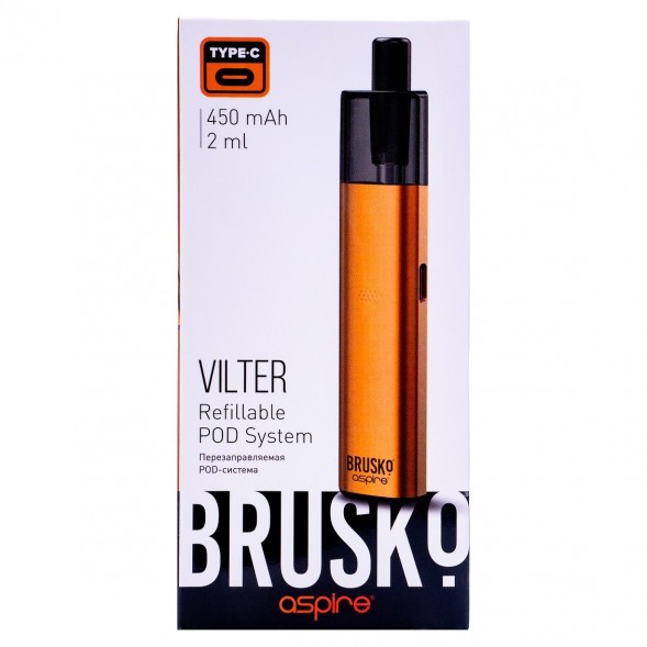 Электронная сигарета Brusko - Vilter (Оранжевый) купить в Воронеже