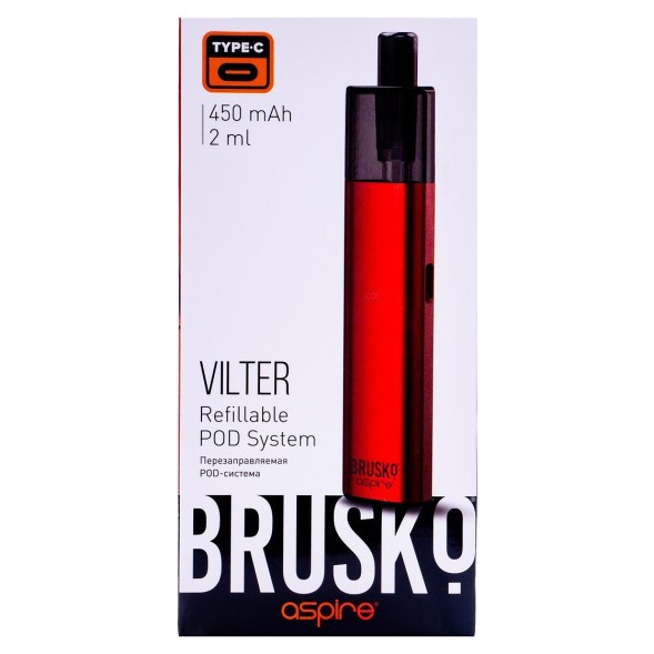 Электронная сигарета Brusko - Vilter (Красный) купить в Воронеже