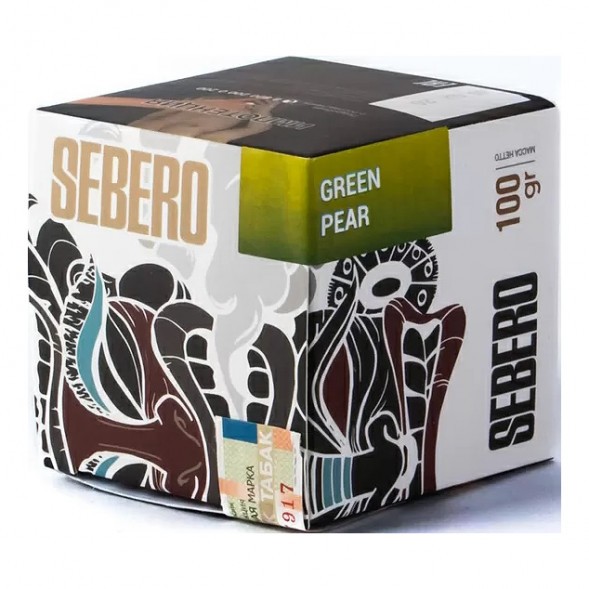Табак Sebero - Green Pear (Зелёная Груша, 100 грамм) купить в Воронеже