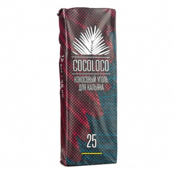 Уголь CocoLoco (25 мм, 12 кубиков) купить в Воронеже